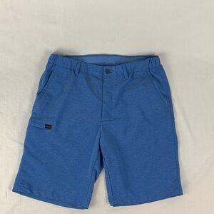 Greg Norman Men's Stretch Waistband Golf Shorts Size 32 Casual Preppy